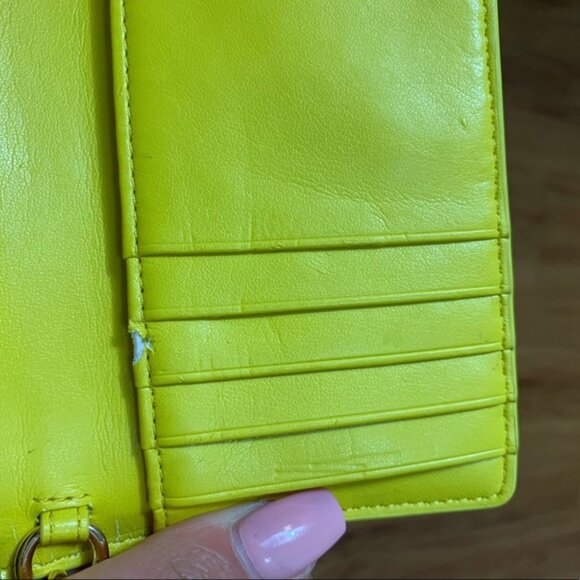 Coach Crossgrain Leather Phone Clutch Wristlet - Picture 10 of 13